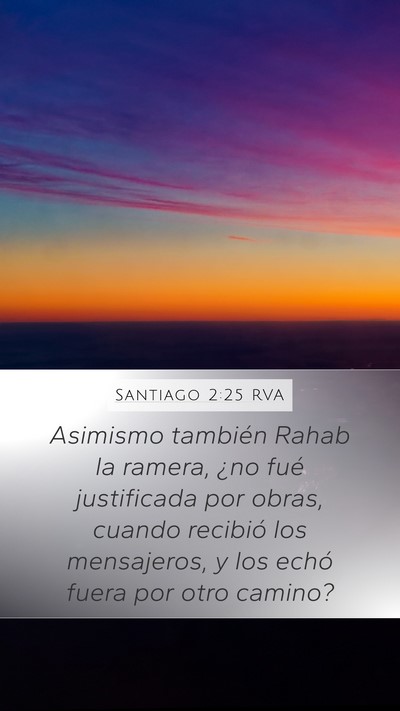 Santiago 2:25 RVA Bible Verse Image