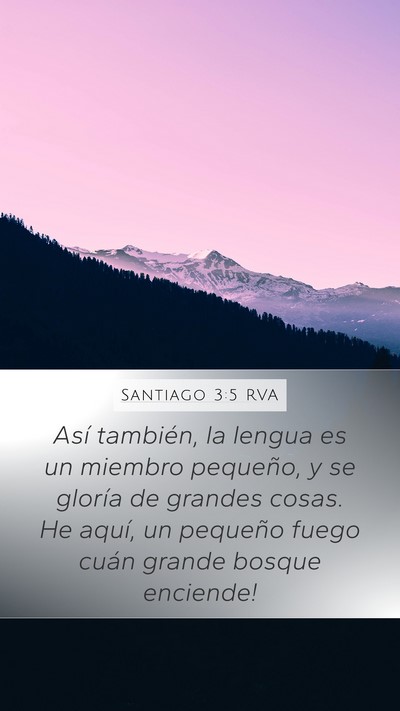 Santiago 3:5 RVA Bible Verse Image