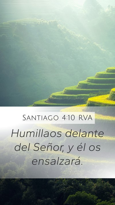 Santiago 4:10 RVA Bible Verse Image