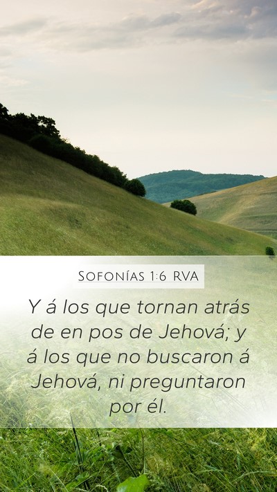 Sofonías 1:6 RVA Bible Verse Image