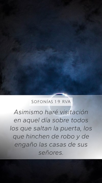 Sofonías 1:9 RVA Bible Verse Image