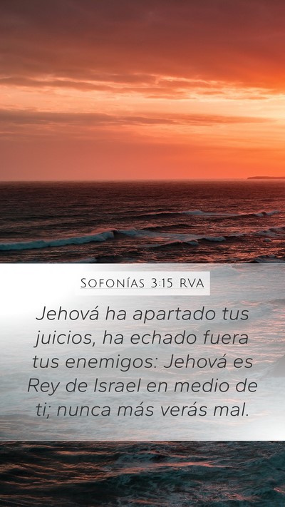 Sofonías 3:15 RVA Bible Verse Image