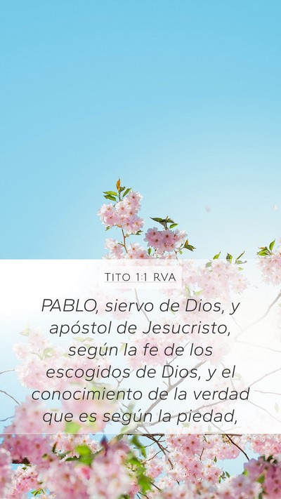 Tito 1:1 RVA Bible Verse Image