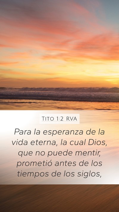 Tito 1:2 RVA Bible Verse Image