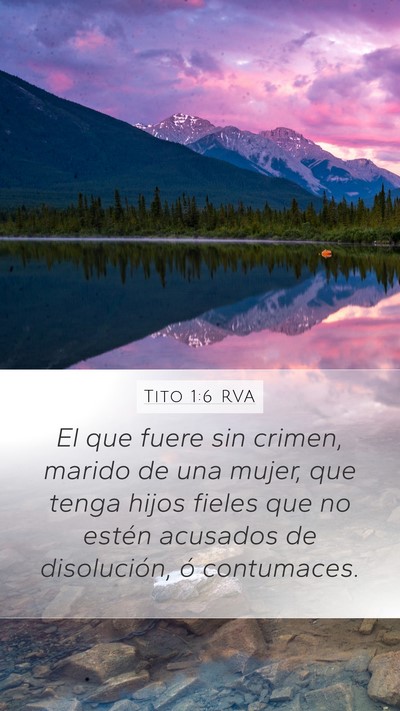 Tito 1:6 RVA Bible Verse Image