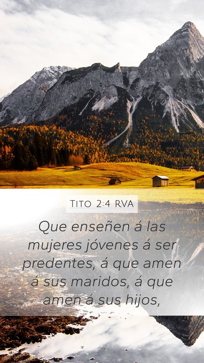 Tito 2:4 RVA Bible Verse Image