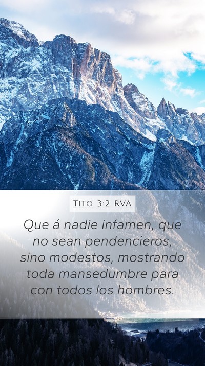 Tito 3:2 RVA Bible Verse Image