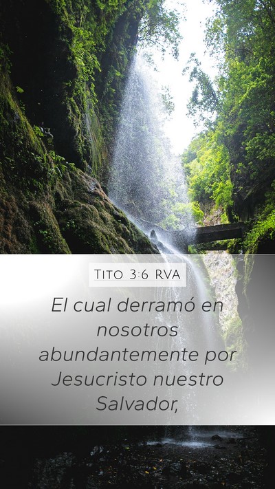 Tito 3:6 RVA Bible Verse Image