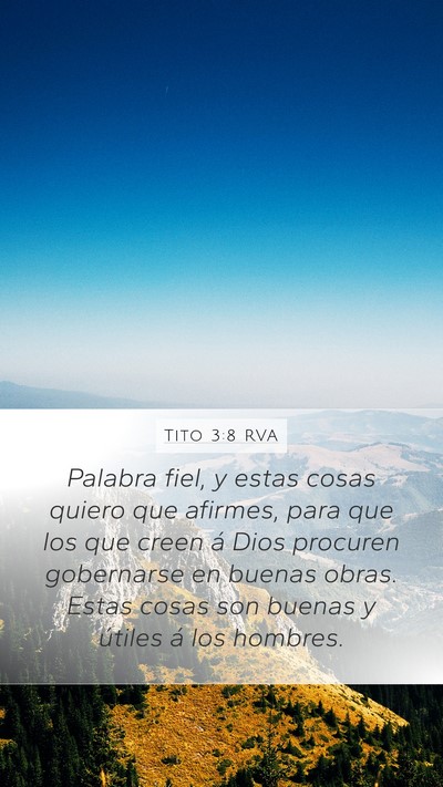 Tito 3:8 RVA Bible Verse Image