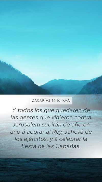 Zacarías 14:16 RVA Bible Verse Image