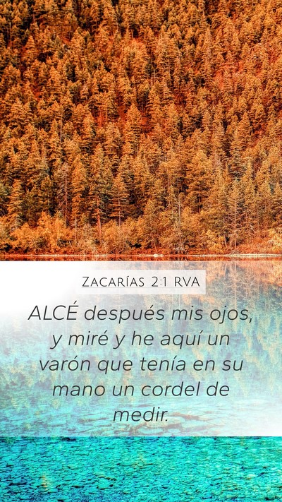 Zacarías 2:1 RVA Bible Verse Image