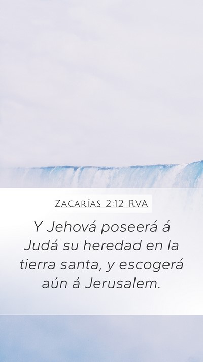 Zacarías 2:12 RVA Bible Verse Image