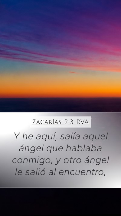 Zacarías 2:3 RVA Bible Verse Image