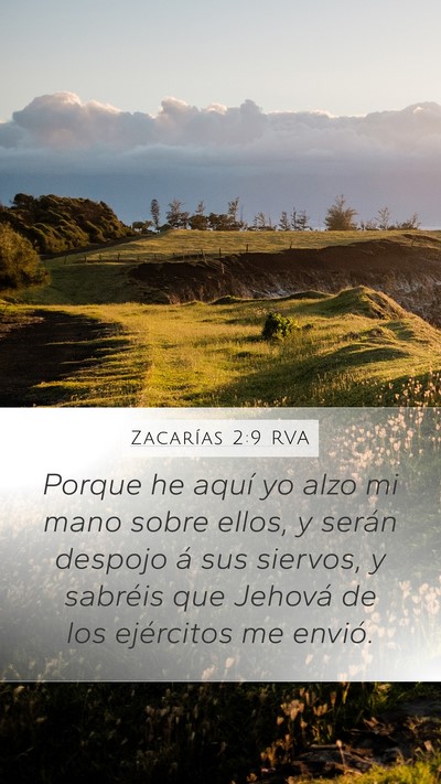 Zacarías 2:9 RVA Bible Verse Image
