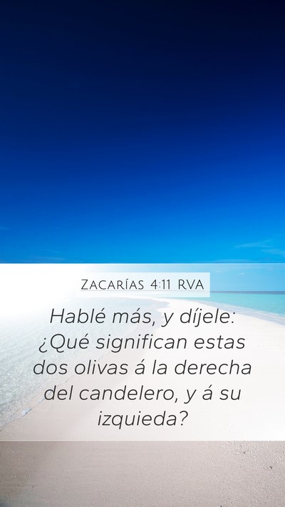 Zacarías 4:11 RVA Bible Verse Image