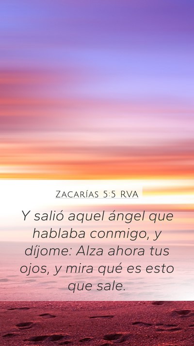 Zacarías 5:5 RVA Bible Verse Image