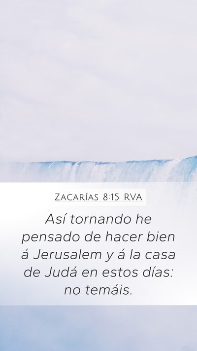 Zacarías 8:15 RVA Bible Verse Image