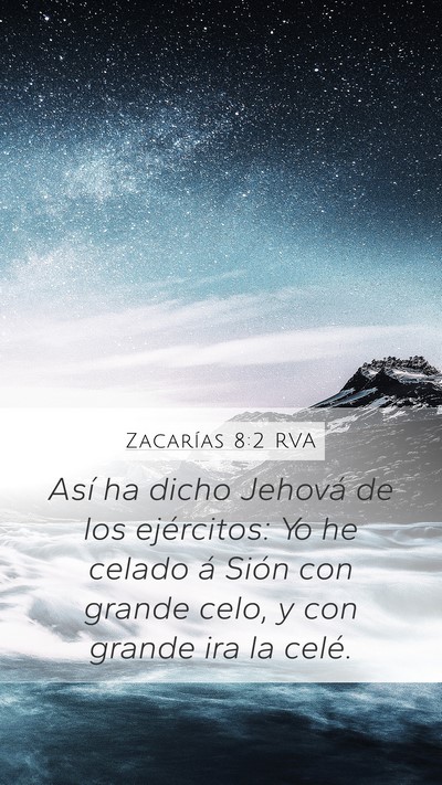 Zacarías 8:2 RVA Bible Verse Image