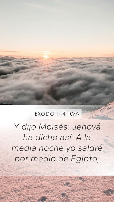 Éxodo 11:4 RVA Bible Verse Image