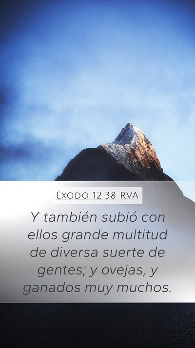Éxodo 12:38 RVA Bible Verse Image