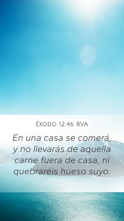 Éxodo 12:46 RVA Bible Verse Image