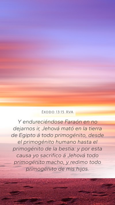 Éxodo 13:15 RVA Bible Verse Image