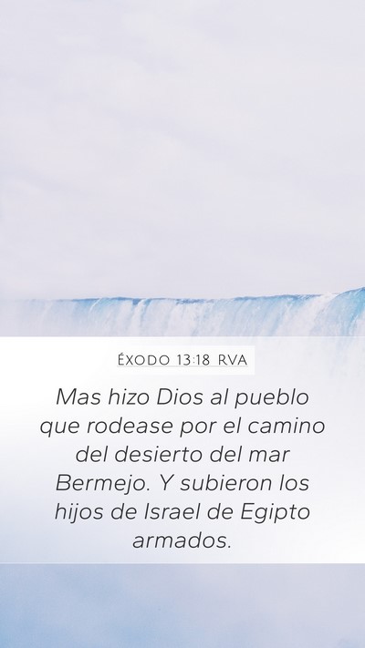 Éxodo 13:18 RVA Bible Verse Image