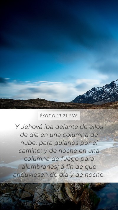 Éxodo 13:21 RVA Bible Verse Image