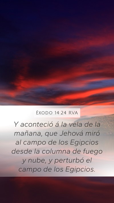 Éxodo 14:24 RVA Bible Verse Image