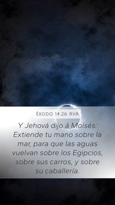 Éxodo 14:26 RVA Bible Verse Image