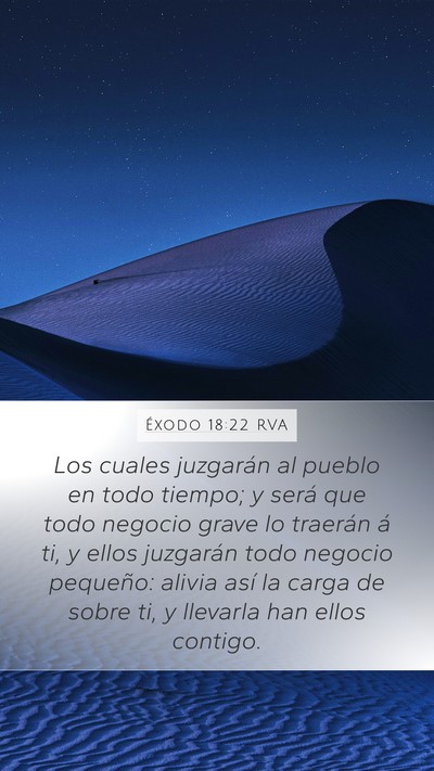 Éxodo 18:22 RVA Bible Verse Image