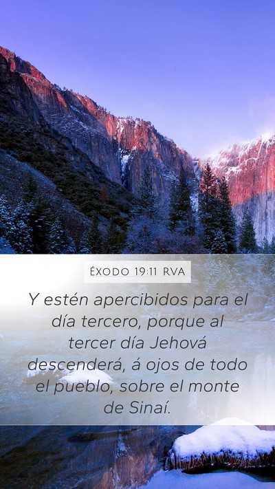 Éxodo 19:11 RVA Bible Verse Image