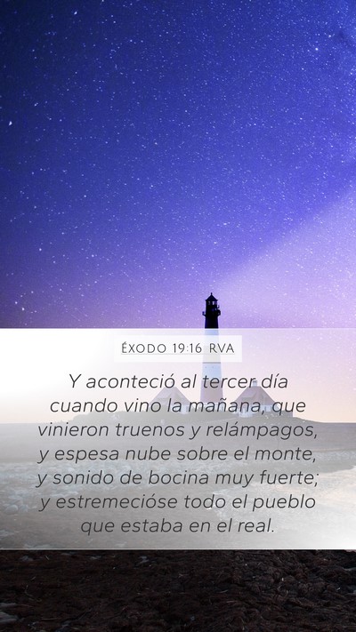Éxodo 19:16 RVA Bible Verse Image