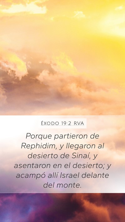 Éxodo 19:2 RVA Bible Verse Image