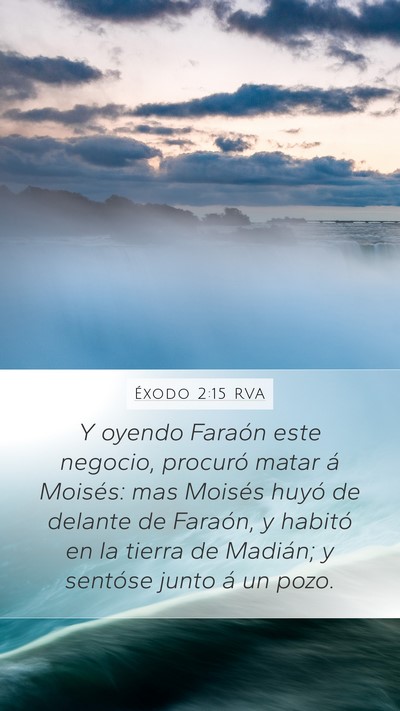 Éxodo 2:15 RVA Bible Verse Image