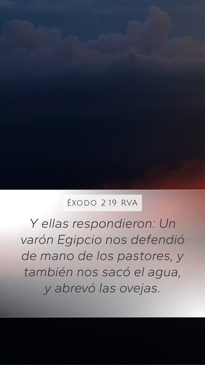 Éxodo 2:19 RVA Bible Verse Image