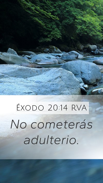Éxodo 20:14 RVA Bible Verse Image