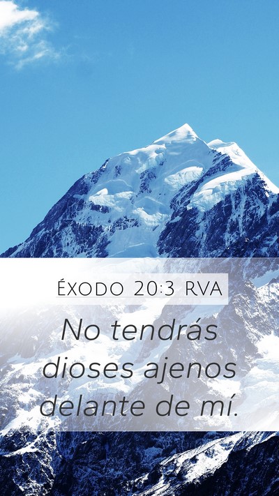Éxodo 20:3 RVA Bible Verse Image