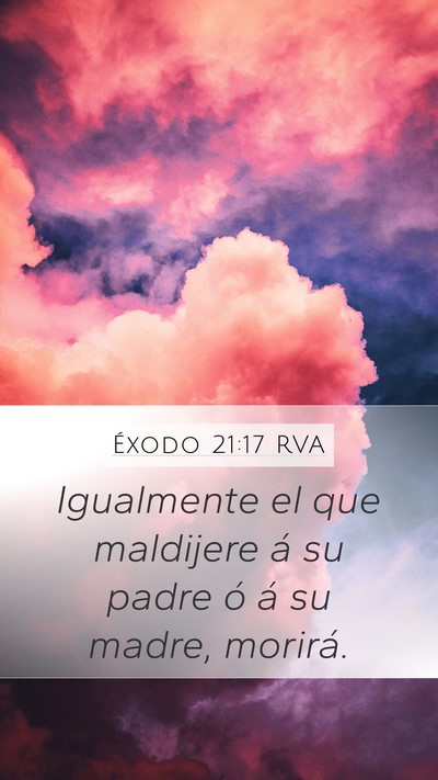 Éxodo 21:17 RVA Bible Verse Image