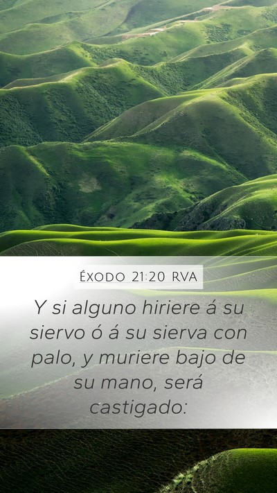 Éxodo 21:20 RVA Bible Verse Image