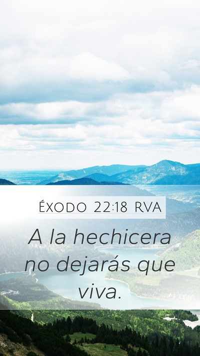 Éxodo 22:18 RVA Bible Verse Image