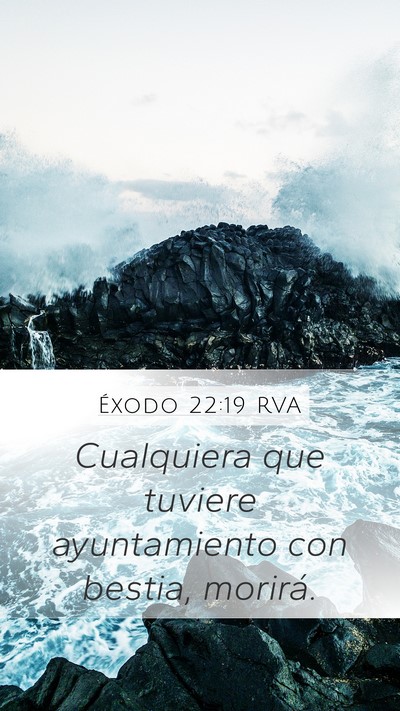 Éxodo 22:19 RVA Bible Verse Image