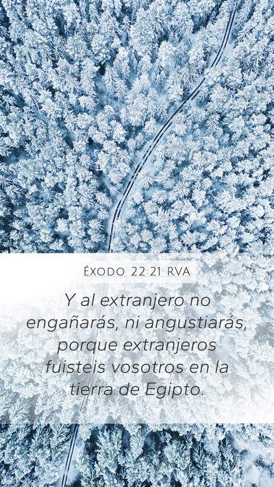 Éxodo 22:21 RVA Bible Verse Image