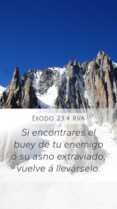 Éxodo 23:4 RVA Bible Verse Image