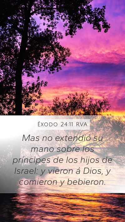 Éxodo 24:11 RVA Bible Verse Image