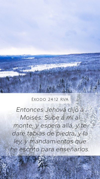 Éxodo 24:12 RVA Bible Verse Image