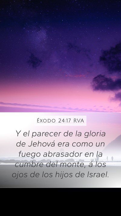 Éxodo 24:17 RVA Bible Verse Image