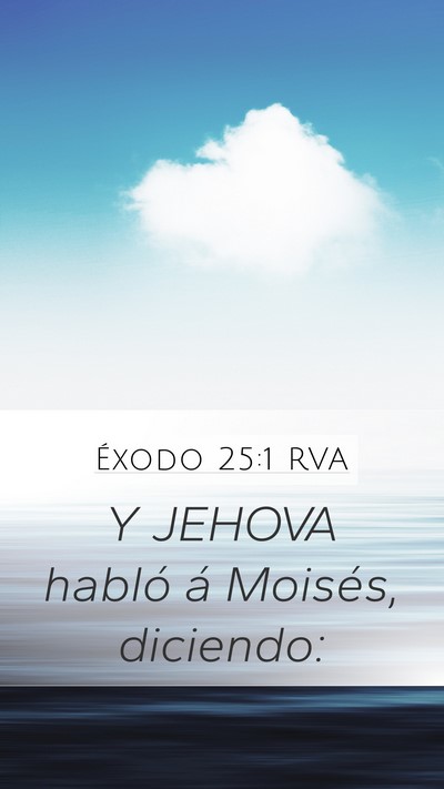 Éxodo 25:1 RVA Bible Verse Image