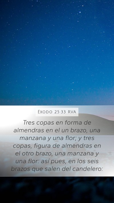 Éxodo 25:33 RVA Bible Verse Image