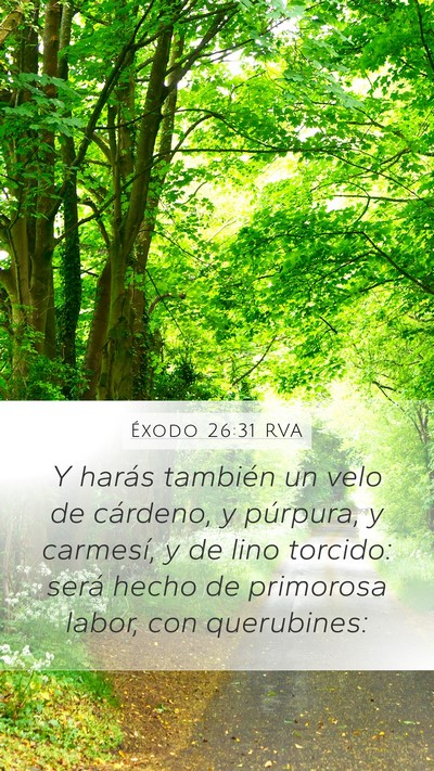 Éxodo 26:31 RVA Bible Verse Image